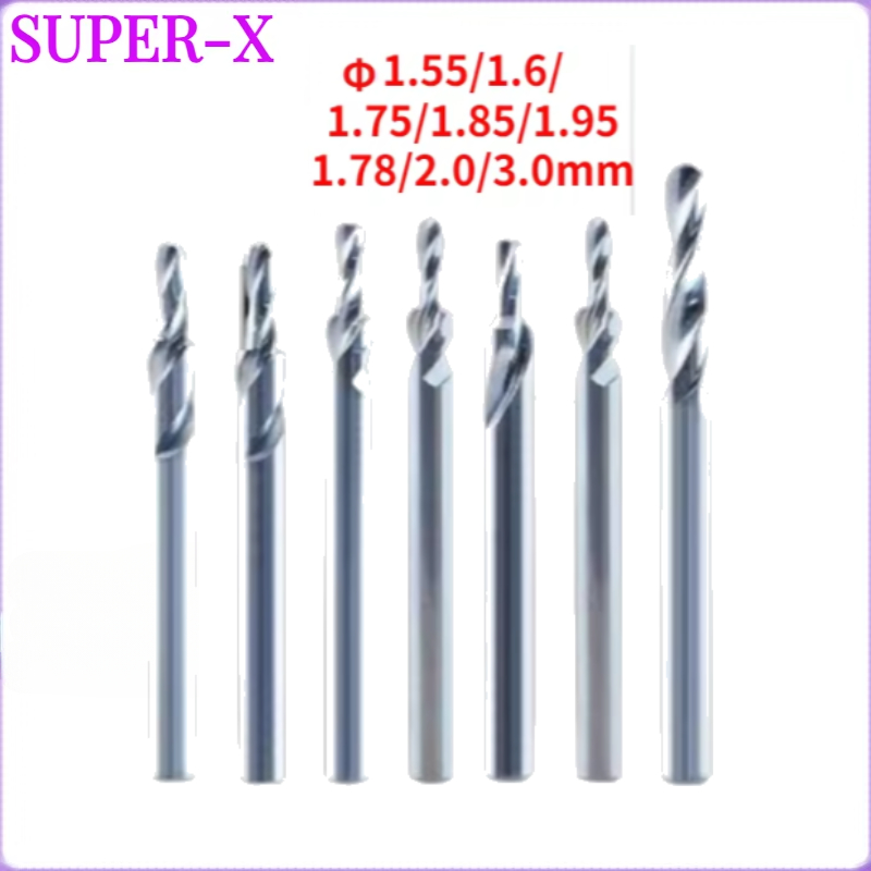 Carbide End Mill - 1PCS Tandheelkundige Frezen Pindex Wolfraam Staal