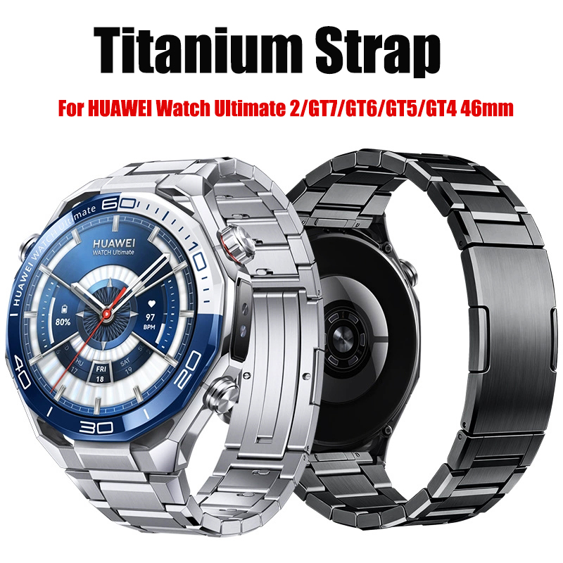 Gt2 Belt - Titanium band voor HUAWEI Watch Ultimate