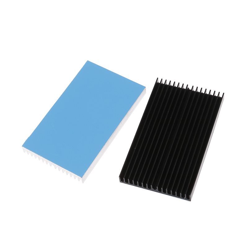 Aluminium Extrusion - Aluminiumlegering koellichaam 100MM koelpad LED IC-chip
