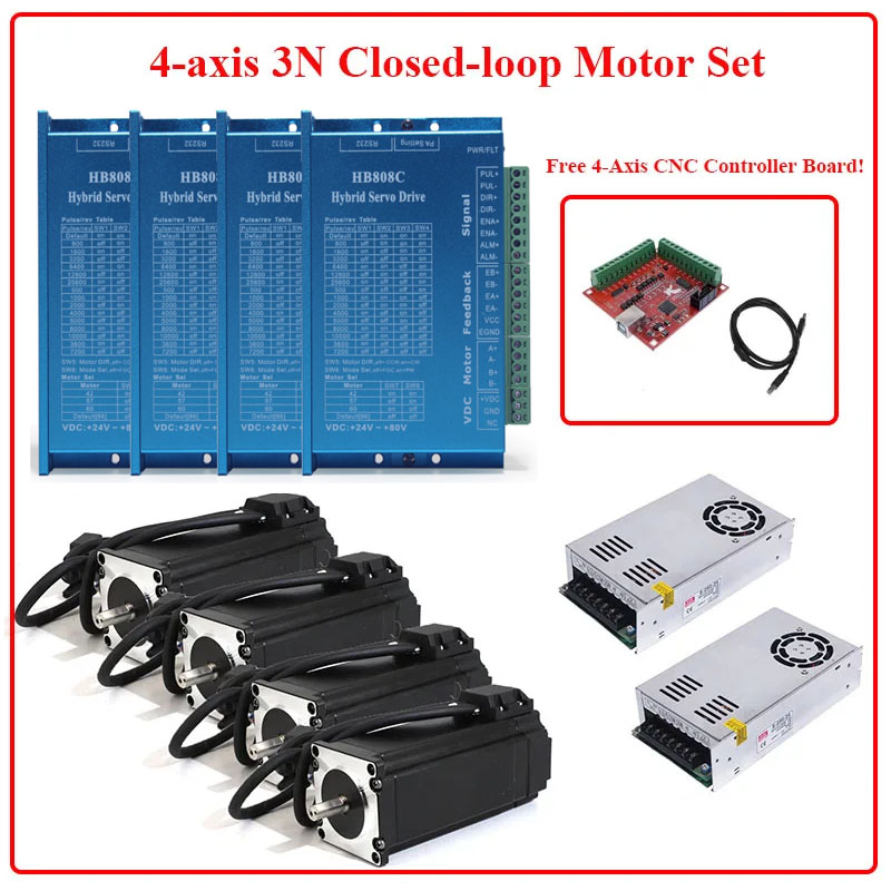Nema23 Stepper - 4-assige Nema 23 Closed Loop stappenmotor