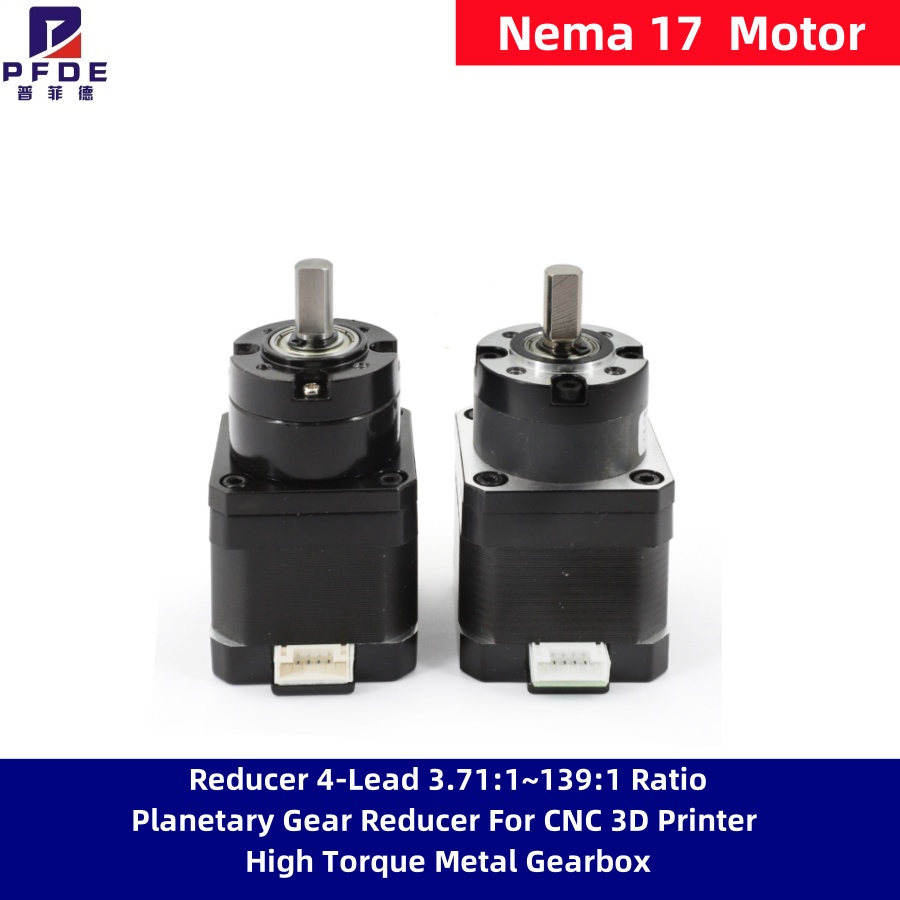 Stepper Motor Nema17 - NIEUWE Nema 17 Stappenmotor Reducer 4-Lead