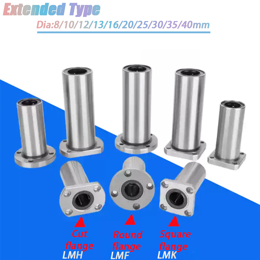 Linear Rod 8Mm - 1 stuk LMF/LMH/LMK8/10/12/13/16/20/25/30/35/40, lineair geleidingslager met