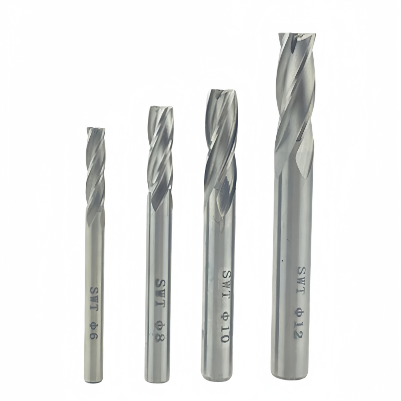 End Mill Set - 4Pcs Carbide End Mill Hss 4