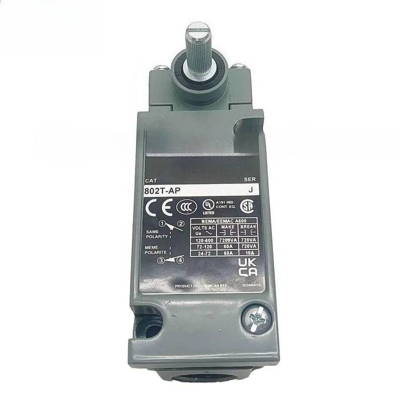 Limit Switch - Nieuwe, fabrieksverpakte 802T-AP metalen, oliebestendige, zijdelingse