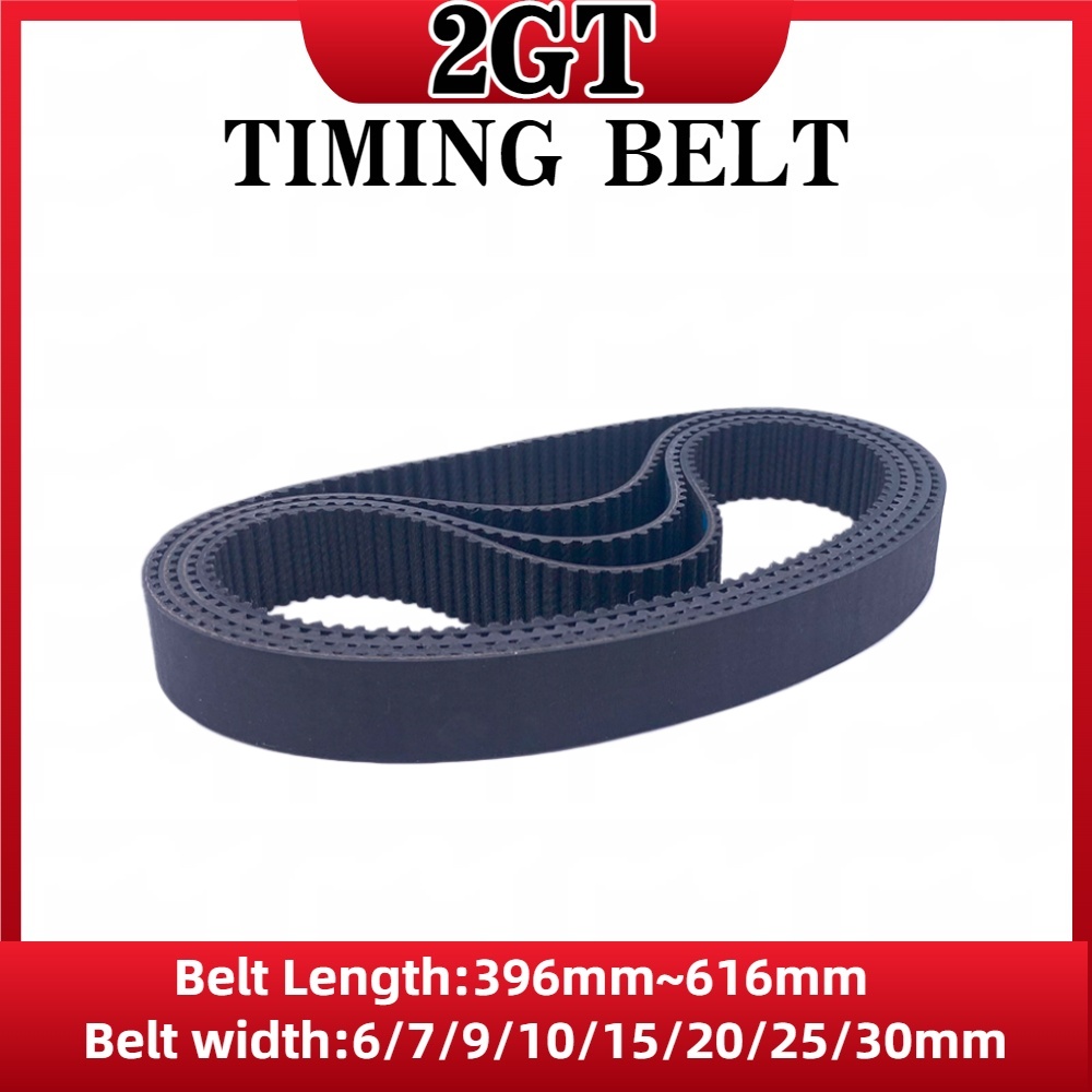 Gt2 Pulley - 2GT Distributieriem Lengte 396mm-616mm GT2 Gesloten