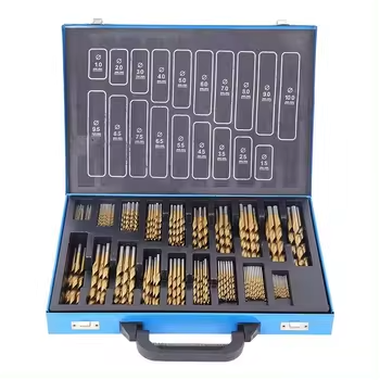 Drill Bit Set - 170-delige metrische boorset, spiraalboorset voor hout,