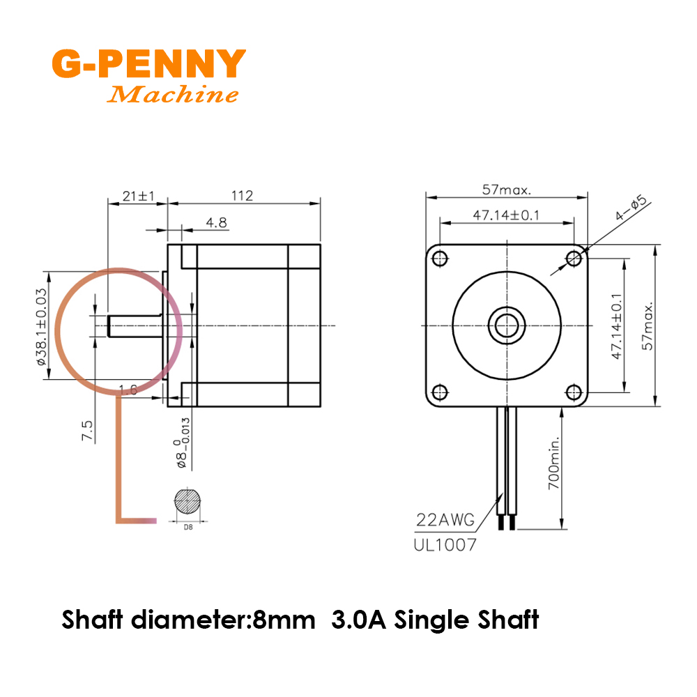 Nema23 57X112Mm 3nm Stappenmot - Nema23 Stepper recensie en prijs