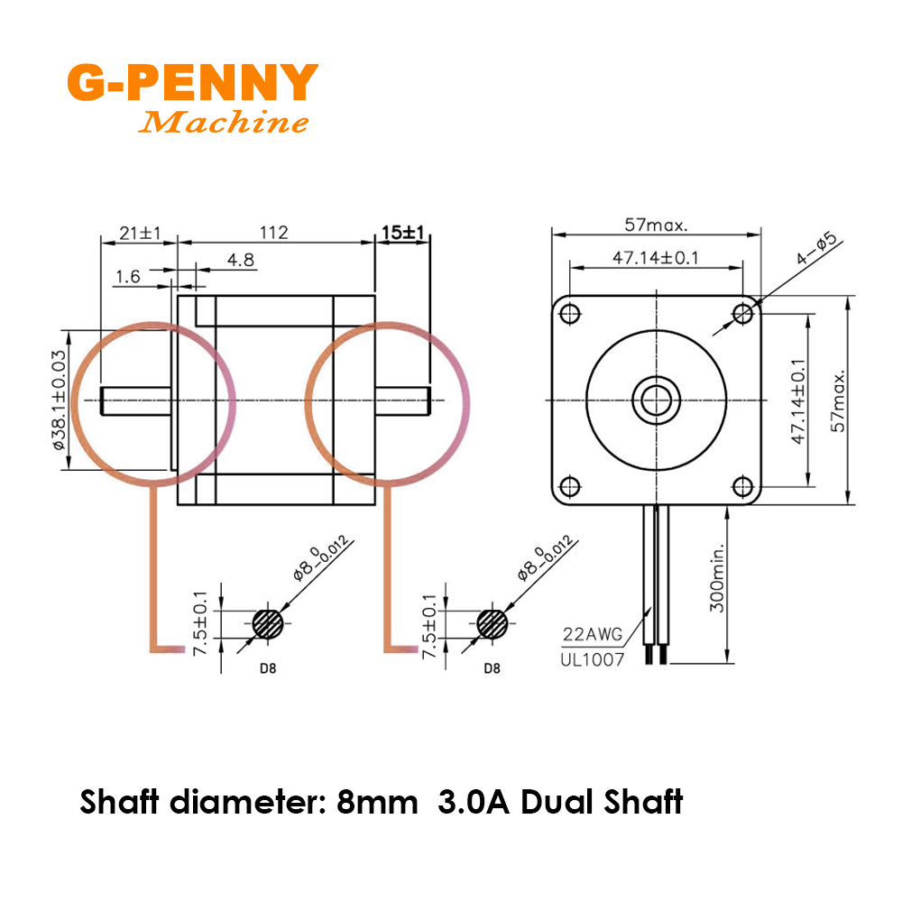 Nema23 57X112Mm 3nm Stappenmot - Nema23 Stepper recensie en prijs