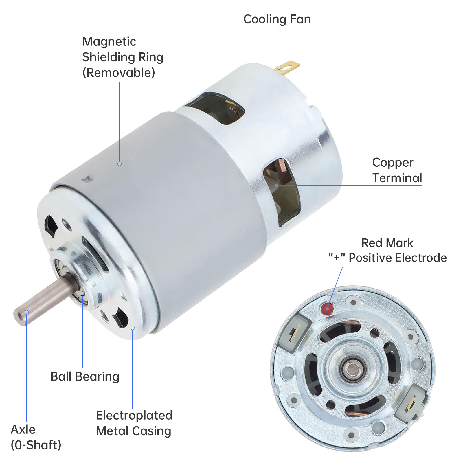 12V-24V 775 Elektrische DC Mot - Gt2 Pulley recensie en prijs