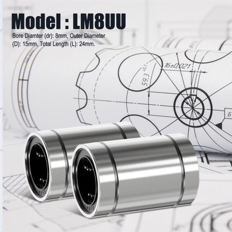 4/10PCS LM8UU LM10UU LM16UU LM - Lm8Uu Bearing recensie en prijs