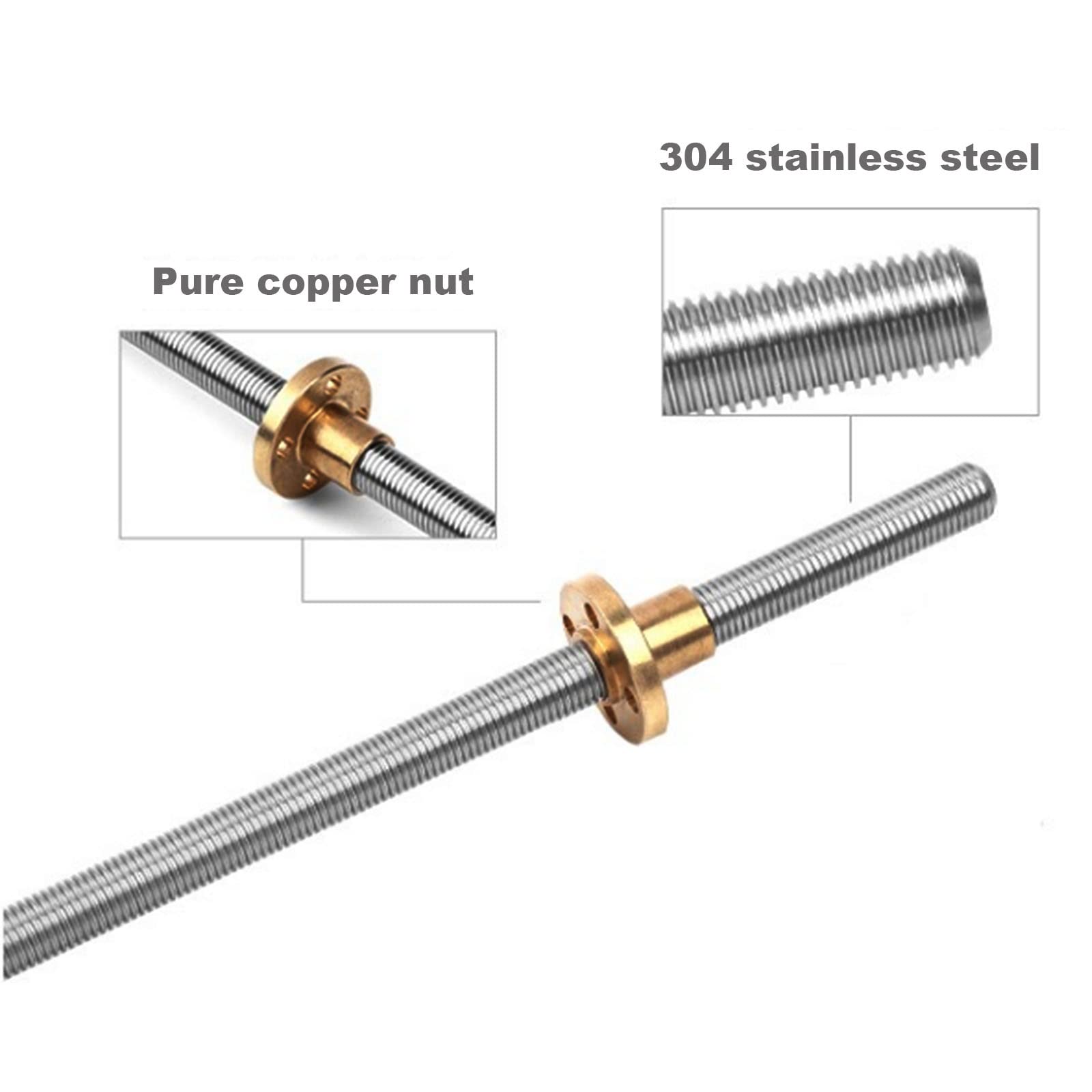 T8 Loodschroef Lood 2 mm 4 mm  - Lead Screw 8Mm recensie en prijs