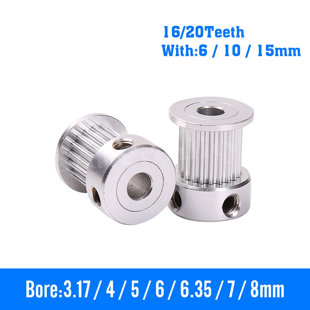 16 T/20 T GT2 3D Printer Deel  - Gt2 Pulley recensie en prijs