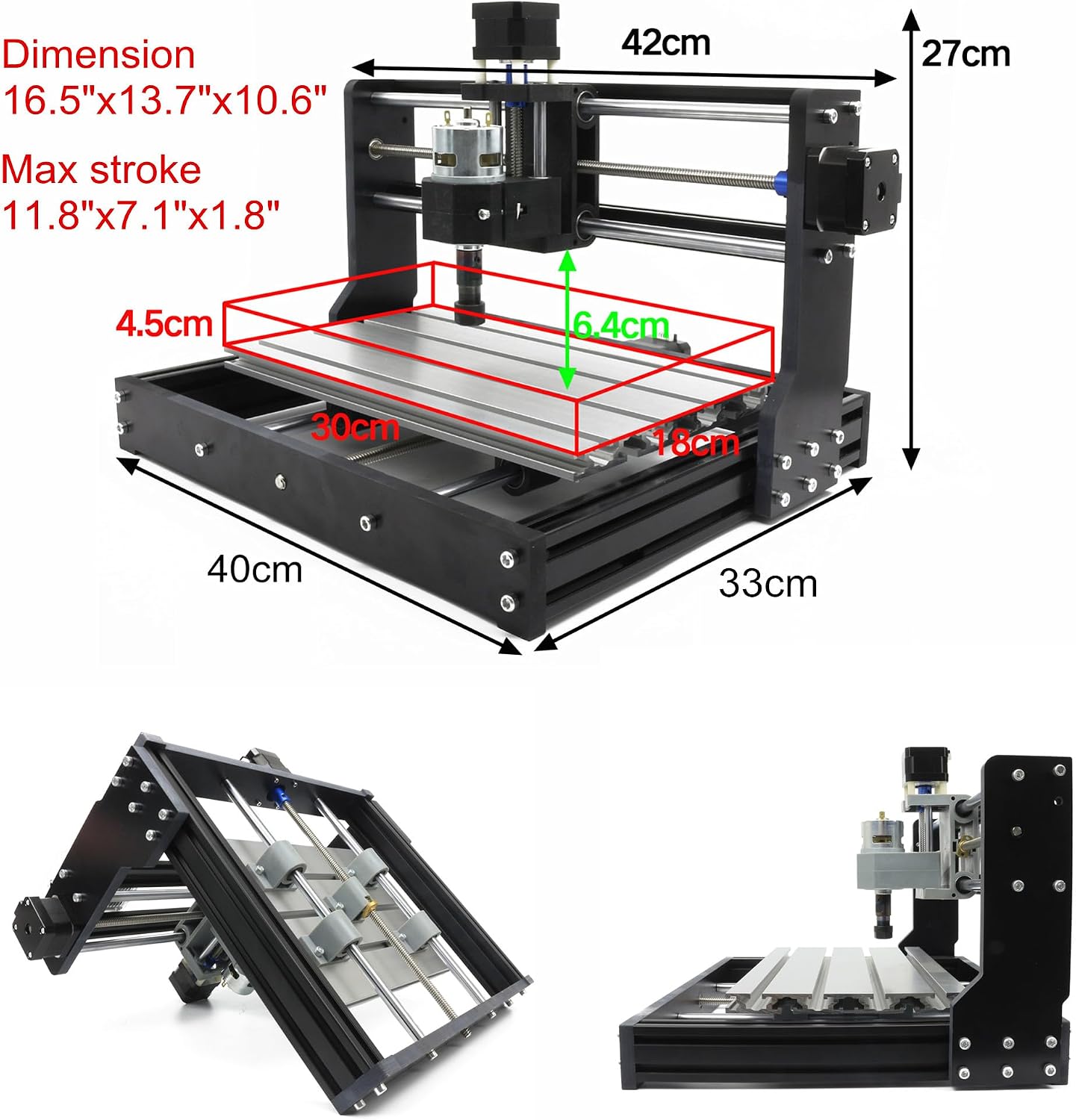 3-assige 3018-PRO CNC Router M - 3018 Cnc recensie en prijs