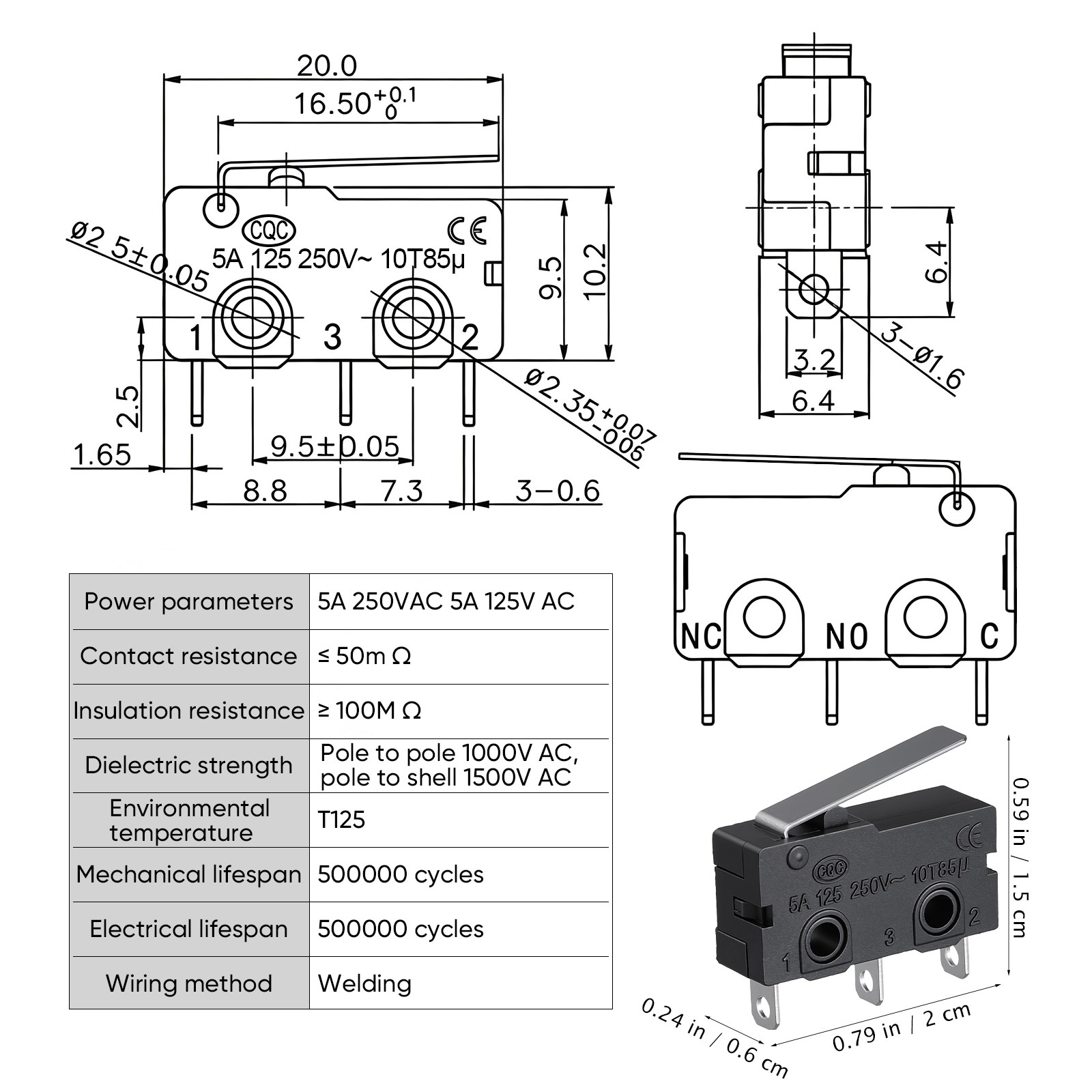 Magnetrondeur microschakelaar  - Limit Switch recensie en prijs