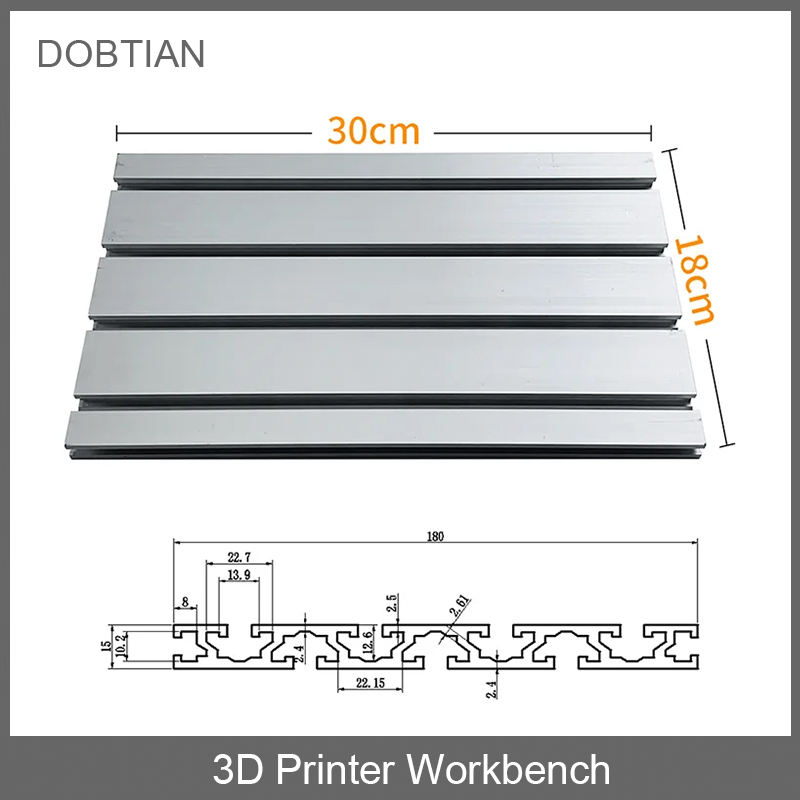 1PC 15180 Aluminium Profiel Ex - 3018 Aluminium Cnc recensie en prijs