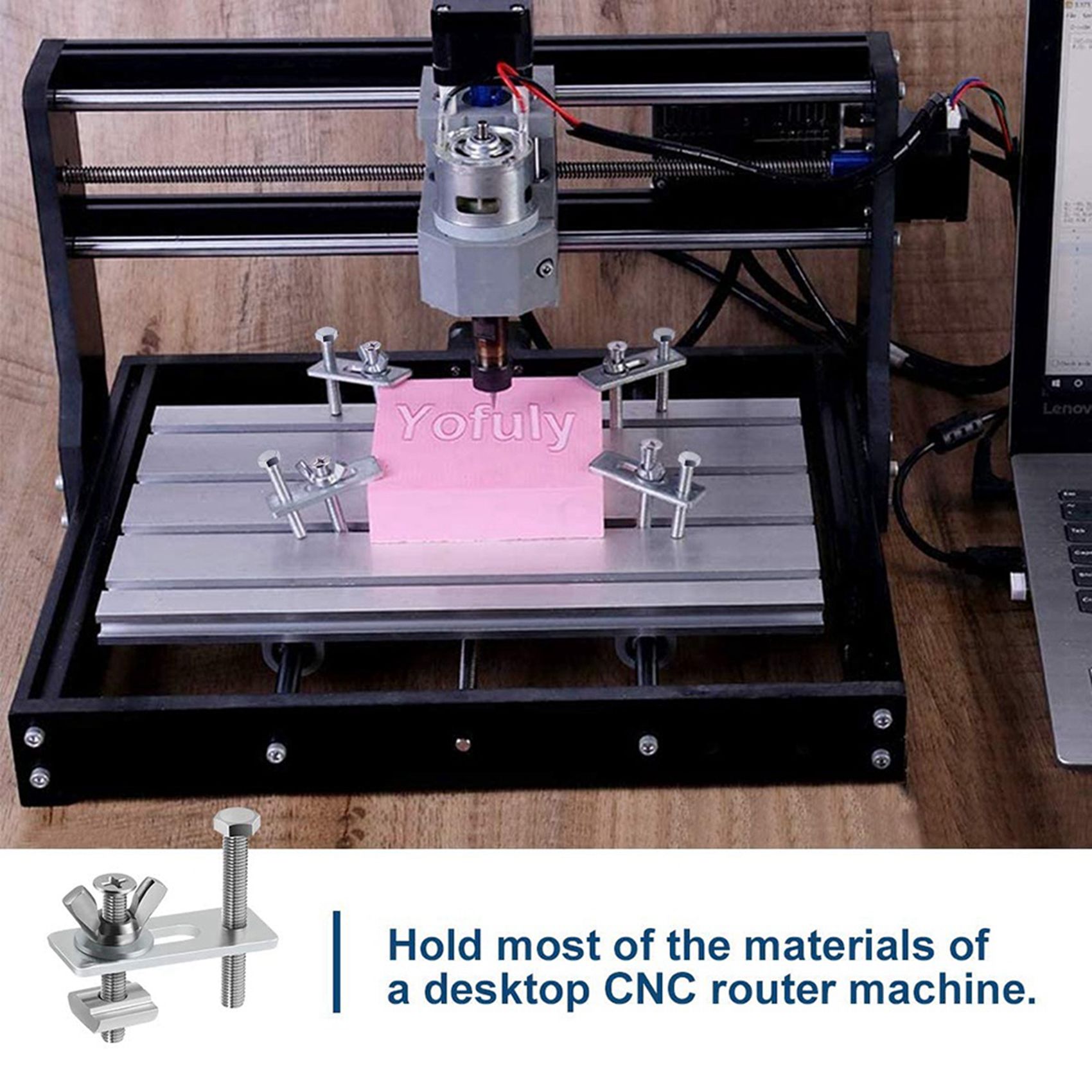 A19F-8 Pack T-Track Clamp, Min - 3018 Cnc recensie en prijs