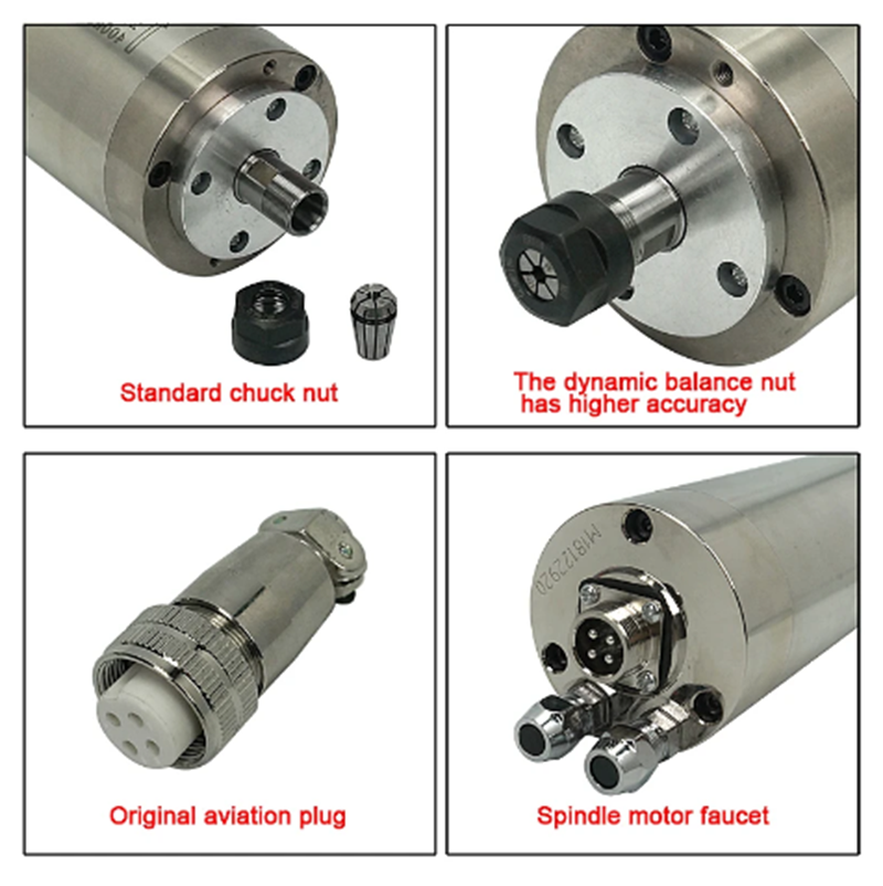 65X195-800W-Er 11-220V Cnc Wat - Water Cooled Spindle recensie en prijs
