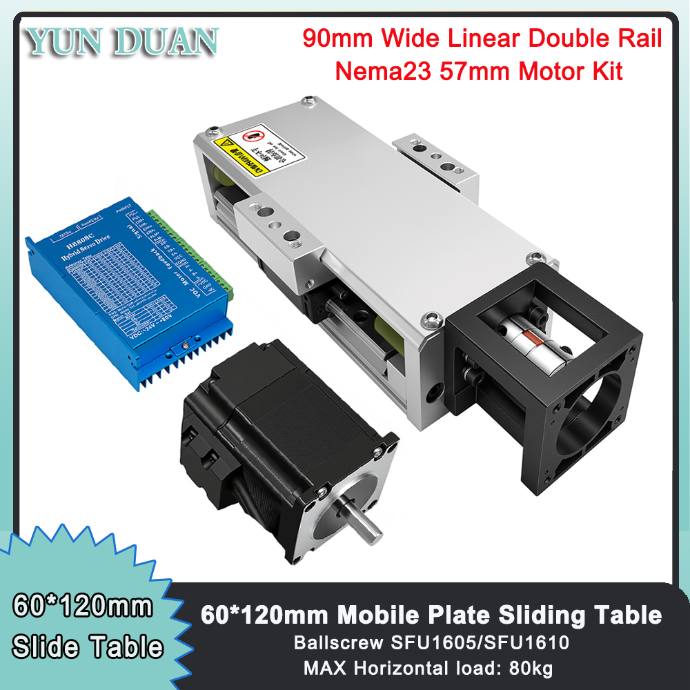 Ingebouwde module lineaire gel - Nema23 Stepper recensie en prijs